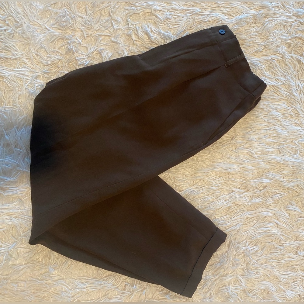 Brown/Olive Zara Tapered Slacks/Trousers